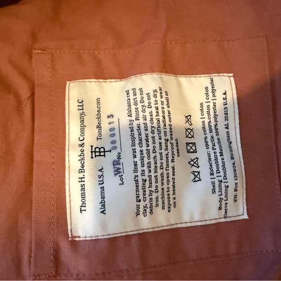 Tom Beckbe Tensaw Jacket (Limited Edition - Wildrose Kennels Fox Red) - M - Picture 3 of 9